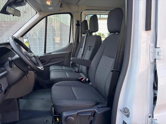 Ford TRANSIT Dubbelcabine Openlaadbak Airco Cruisecontrol Trekhaak 130PK BPM VRIJ NIEUW