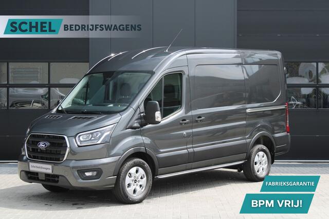 Ford TRANSIT 350 2.0 TDCI L2H2 Limited 165pk - 2x Schuifdeur - Adaptive Cruise - Xenon - Navi - Blind Spot - 360 camera - Rijklaar