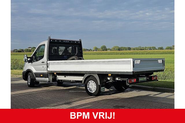 Ford TRANSIT 350 2.0 TDCI L4 Open Laadbak Airco Navi 3-Zits Cruise Euro6 130 PK!