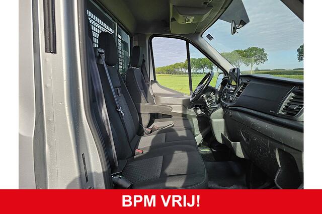 Ford TRANSIT 350 2.0 TDCI L4 Open Laadbak Airco Navi 3-Zits Cruise Euro6 130 PK!