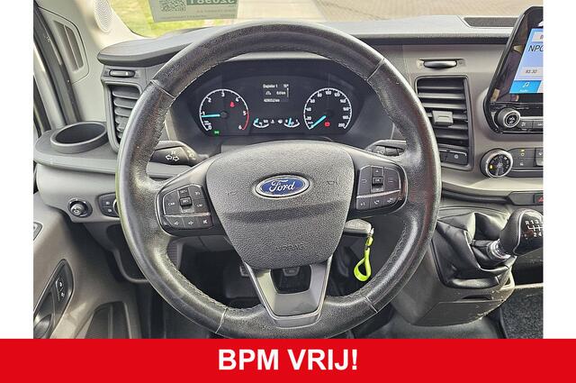 Ford TRANSIT 350 2.0 TDCI L4 Open Laadbak Airco Navi 3-Zits Cruise Euro6 130 PK!