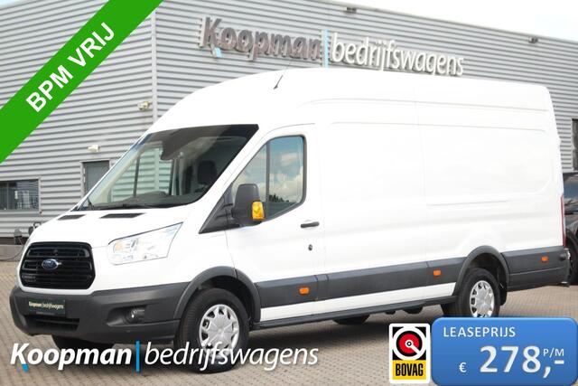 Ford TRANSIT 350 2.0TDCI 170pk L4H3 Trend | Camera | Cruise | Stoelverw. | Lease 278,- p/m