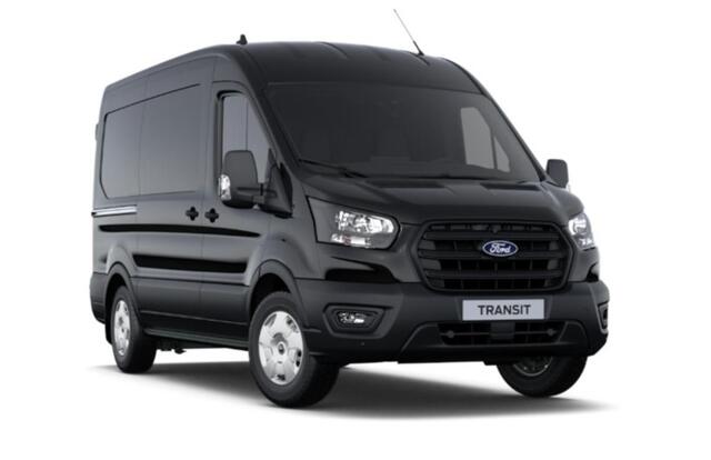 Ford TRANSIT 350 2.0 TDCI 165pk L2H2 Trend Automaat (V802) Camera | Cruise | Trekhaak | Laadruimte pakket | Schuifdeur L+R| KLEUR ZWART