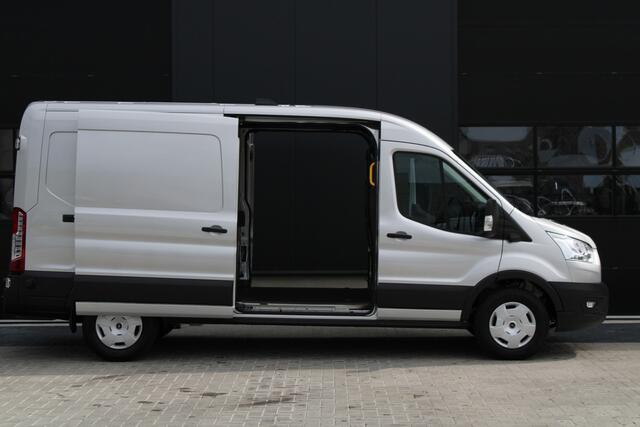 Ford TRANSIT 350 2.0 TDCI L3H2 Trend 165pk - Facelift - 2x Schuifdeur - 360 Camera - Trekhaak - ACC - Stoel & Stoelverwarming - Blind Spot - Navi - 270gr deuren - Rijklaar