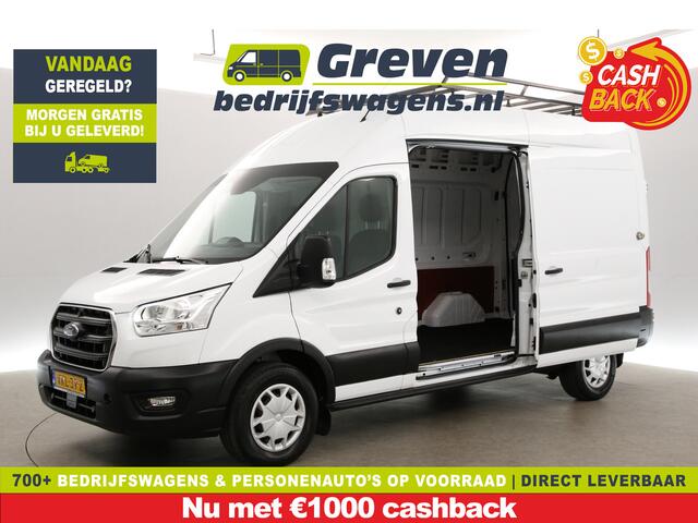 Ford TRANSIT 350 2.0 TDCI L3H3 | Airco | Cruise | 3-Zits | Trekh. | Parkeersens. | 2xSchuifdeur | Imperiaal