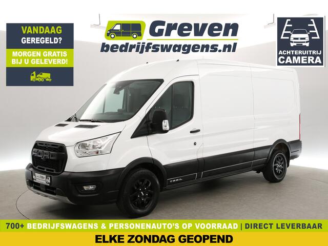 Ford TRANSIT 2.0 TDCI L3H2 170PK TRAIL | Airco | Camera | 3-Zits | Trekh. | Carplay | Cruise | Stoelverw.