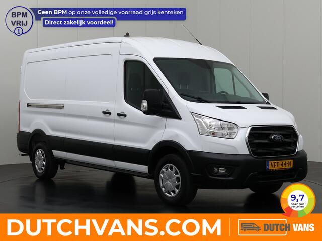 Ford TRANSIT 2.0TDCI 130PK L3H2 RWD | Navigatie | Airco | Cruise | Trekhaak | Betimmering | 3-Persoons