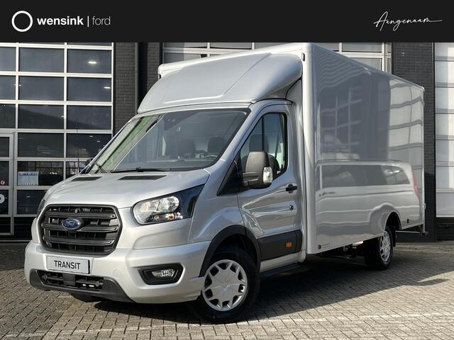 Ford TRANSIT 350 170pk L4H1 Bakwagen! Airco / Cruise control / Karhof Gesloten Bak + Deuren / Bluetooth / Voorruitverwa. / DAB+ / LAADVERMOGEN 1303 KG / BPM VRIJ!