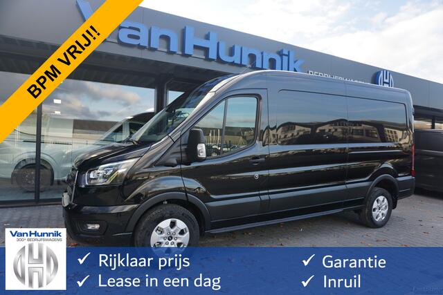 Ford TRANSIT 350L L3H2 Limited AUT-10 RWD 165PK BPM VRIJ Navi, Adap. Cruise, 360° Cam, 3.5T Trekhaak!! NR. A202
