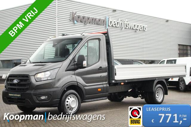 Ford TRANSIT 350 2.0TDCI 165pk L4H1 Trend RWD | Pick-up | Dubbellucht | Camera | Carplay/Android | Lease 771,- p/m