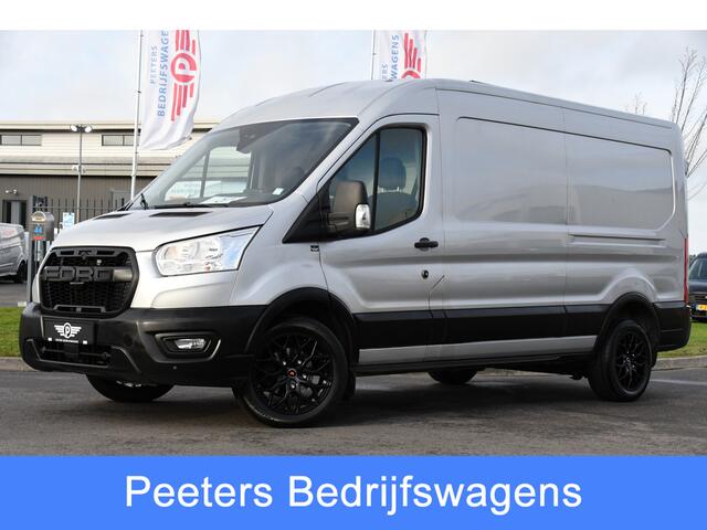 Ford TRANSIT 350 2.0 TDCI L3H2 Raptor Edition Camera, Cruise, Carplay, 170pk, Trekhaak, Multimedia, Sensoren, Uniek!
