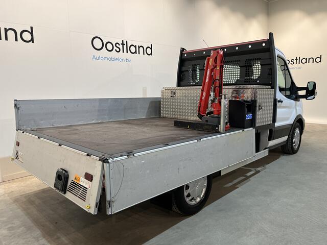 Ford TRANSIT 350 2.0 TDCI L2H1 Trend MHEV 130 PK Open Laadbak / Maxilift kraan / Euro 6 / Airco / Cruise Control / Trekhaak / 25.400 KM !!