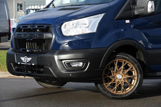 Ford TRANSIT 350 2.0 TDCI L2H2 PB Edition Cruise, Sensoren, 130pk, Automaat, Trekhaak, Airco, Radio, Uniek!