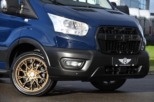 Ford TRANSIT 350 2.0 TDCI L2H2 PB Edition Cruise, Sensoren, 130pk, Automaat, Trekhaak, Airco, Radio, Uniek!