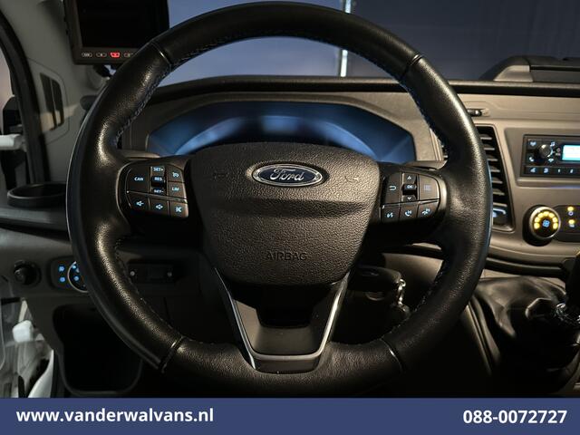 Ford TRANSIT 2.0 TDCI 161pk Bakwagen 225cm hoog Laadklep Euro6 Airco | Camera | Cruisecontrol | 950kg laadvermogen Bijrijdersbank, 2800kg trekvermogen