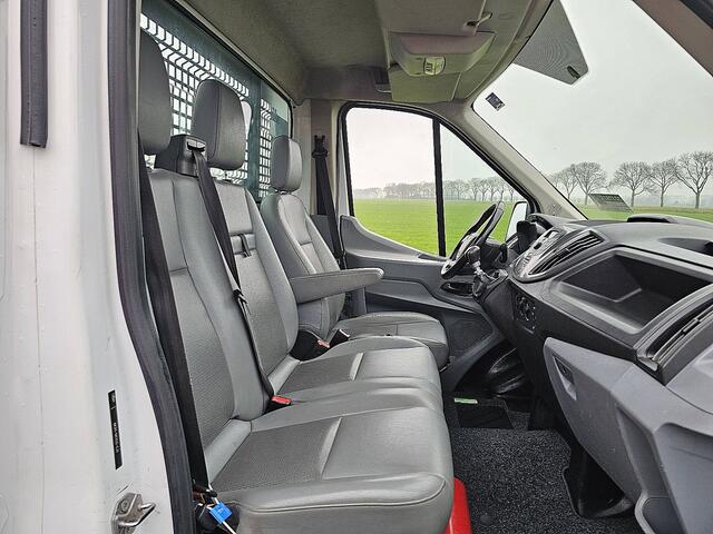 Ford TRANSIT 350 2.0 L3 Open-Laadbak Airco Trekhaak Euro6 130Pk!