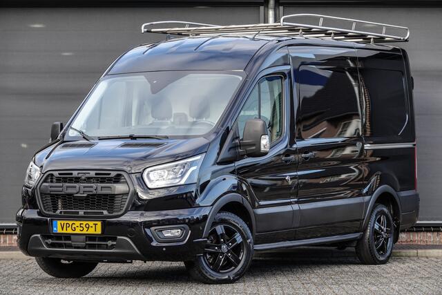 Ford TRANSIT L2H2 2.0Tdci 170Pk Aut. | 310 | Raptor Edition | 2xSchuifdeur | Achteruitrijcamera | Imperiaal | Trekhaak | 16''