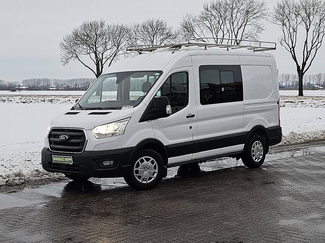 Ford TRANSIT 330 2.0 TDCI L2H2 DC Airco Euro6 Imperiaal-Trap Trekhaak Stoelverwarming!