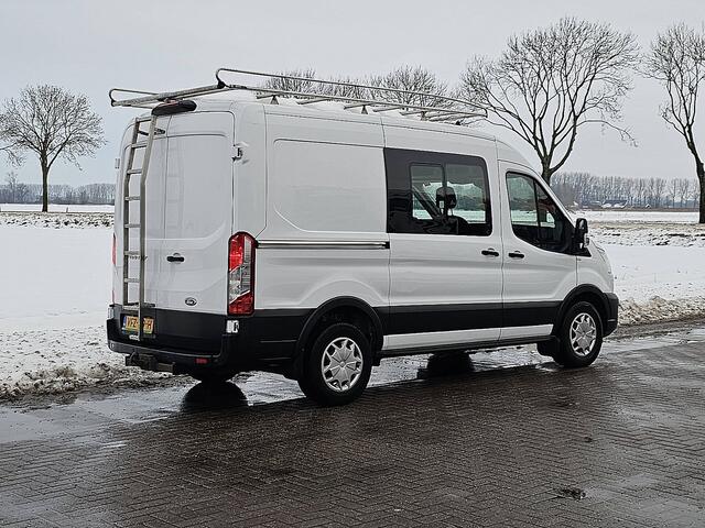 Ford TRANSIT 330 2.0 TDCI L2H2 DC Airco Euro6 Imperiaal-Trap Trekhaak Stoelverwarming!