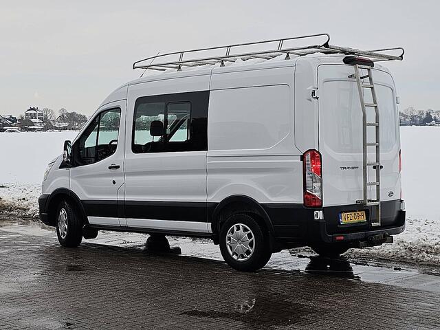 Ford TRANSIT 330 2.0 TDCI L2H2 DC Airco Euro6 Imperiaal-Trap Trekhaak Stoelverwarming!