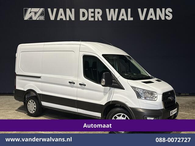 Ford TRANSIT 2.0 TDCI 185pk Automaat L2H2 Euro6 Airco | Camera | Cruisecontrol | Android Auto Parkeersensoren, Verwarmde voorruit, Stoelverwarming, Bijrijdersbank
