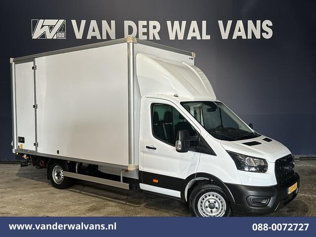 Ford TRANSIT 2.0 TDCI 130pk Bakwagen 232cm Hoog Laadklep Zijdeur Euro6 Airco | Lat om Lat betimmering Bijrijdersbank