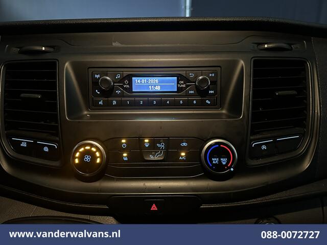 Ford TRANSIT 2.0 TDCI 130pk Bakwagen 232cm Hoog Laadklep Zijdeur Euro6 Airco | Lat om Lat betimmering Bijrijdersbank