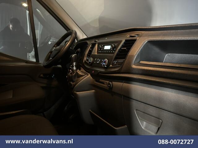 Ford TRANSIT 2.0 TDCI 130pk Bakwagen 232cm Hoog Laadklep Zijdeur Euro6 Airco | Lat om Lat betimmering Bijrijdersbank