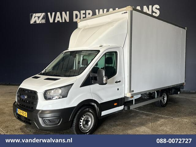 Ford TRANSIT 2.0 TDCI 130pk Bakwagen 232cm Hoog Laadklep Zijdeur Euro6 Airco | Lat om Lat betimmering Bijrijdersbank