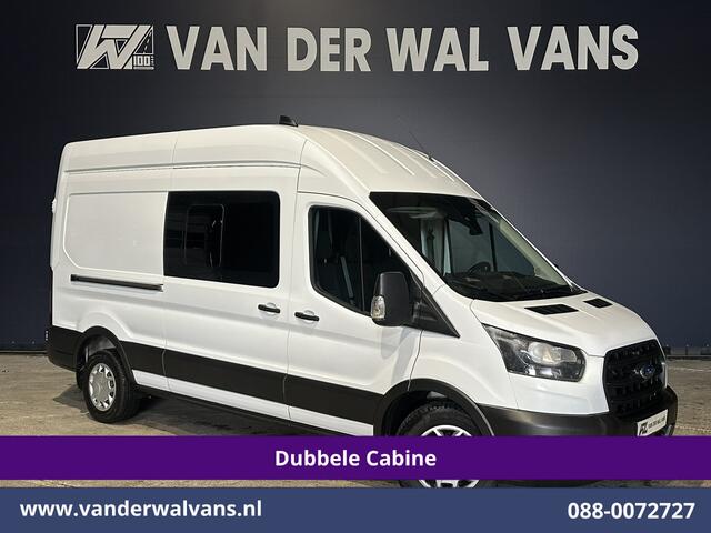 Ford TRANSIT 2.0 TDCI 130pk L3H3 Dubbele Cabine Euro6 Airco | 7-Zits | Cruisecontrol | Verwarmde voorruit Parkeersensoren