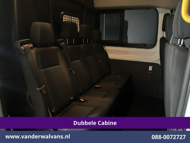 Ford TRANSIT 2.0 TDCI 130pk L3H3 Dubbele Cabine Euro6 Airco | 7-Zits | Cruisecontrol | Verwarmde voorruit Parkeersensoren