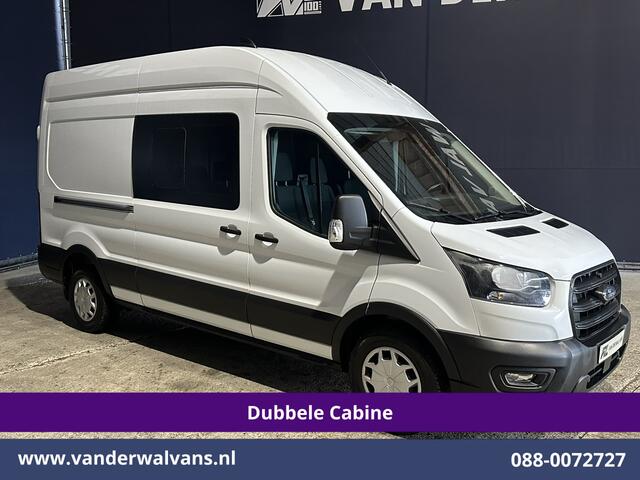Ford TRANSIT 2.0 TDCI 130pk L3H3 Dubbele Cabine Euro6 Airco | 7-Zits | Cruisecontrol | Verwarmde voorruit Parkeersensoren