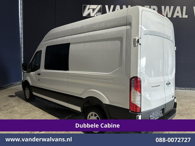 Ford TRANSIT 2.0 TDCI 130pk L3H3 Dubbele Cabine Euro6 Airco | 7-Zits | Cruisecontrol | Verwarmde voorruit Parkeersensoren