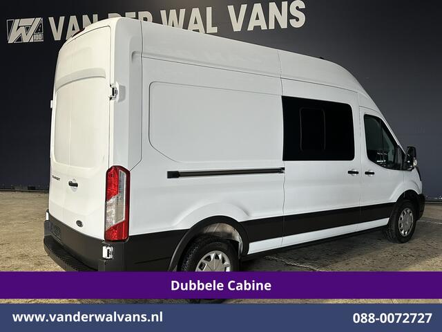 Ford TRANSIT 2.0 TDCI 130pk L3H3 Dubbele Cabine Euro6 Airco | 7-Zits | Cruisecontrol | Verwarmde voorruit Parkeersensoren