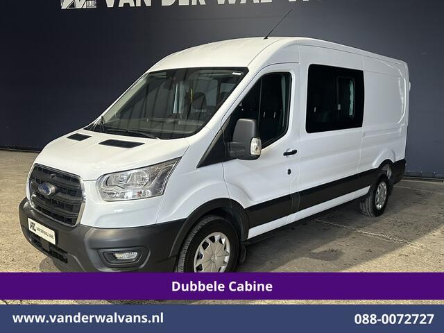 Ford TRANSIT 2.0 TDCI 170pk L3H2 Dubbele Cabine 3500kg Trekhaak Euro6 Airco | 6-Zits | Camera | Navigatie | Apple Carplay Cruisecontrol, Parkeersensoren, Verwarmde voorruit