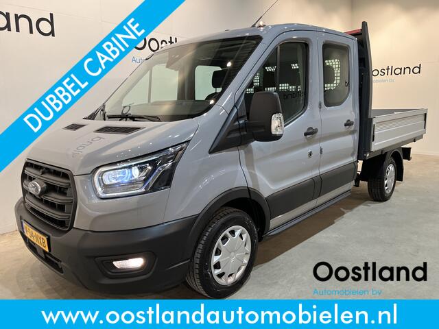 Ford TRANSIT 2.0 TDCI L2H1 130 PK DC Dubbel Cabine Trend Open Laadbak / Euro 6 / Airco / Cruise Control / Trekhaak / Camera / Xenon / 19.400 KM !!