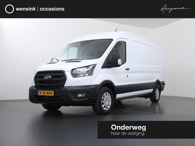 Ford TRANSIT 350 | 2.0 TDCI | L3 H2 | Trend | TREKHAAK 2500 KG AHW | CLIMATE CONTROL | NAVIGATIE | PARKEERSENSOREN V+A | CRUISE CONTROL | BIJRIJDERSBANK | LAADRUIMTE PAKKET | APPLE CARPLAY / ANDROID AUTO | STOEVERWARMING