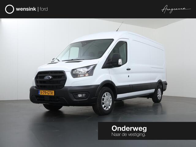 Ford TRANSIT 350 | 2.0 TDCI | L3 H2 | Trend | TREKHAAK 2500 KG AHW | CLIMATE CONTROL | NAVIGATIE | PARKEERSENSOREN V+A | CRUISE CONTROL | BIJRIJDERSBANK | LAADRUIMTE PAKKET | APPLE CARPLAY / ANDROID AUTO | STOEVERWARMING