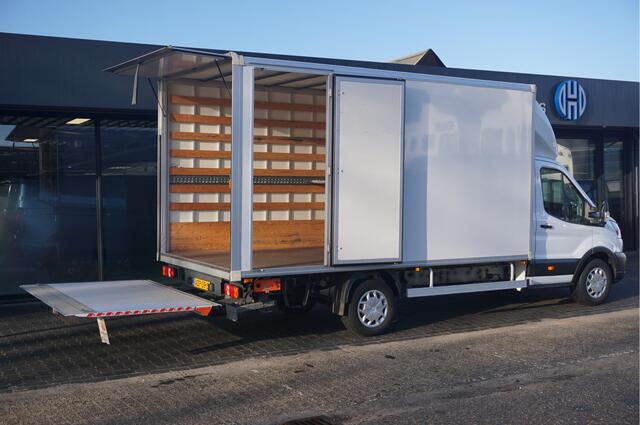Ford TRANSIT 350L 130PK Bakwagen BPM VRIJ!! Camera, Luchtvering, Dhollandia Klep, Lat om Lat!! NR. JE01*
