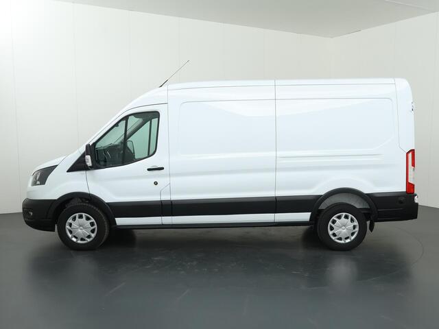 Ford TRANSIT 350 | 2.0 TDCI | L3 H2 | Trend | TREKHAAK 2500 KG AHW | CLIMATE CONTROL | NAVIGATIE | PARKEERSENSOREN V+A | CRUISE CONTROL | BIJRIJDERSBANK | LAADRUIMTE PAKKET | APPLE CARPLAY / ANDROID AUTO | STOEVERWARMING