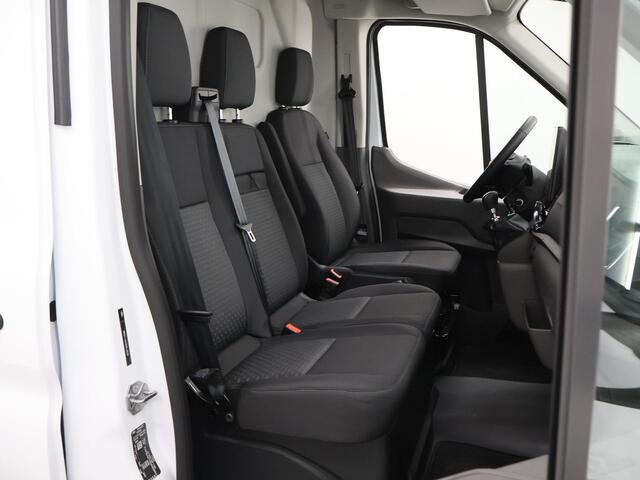 Ford TRANSIT 350 | 2.0 TDCI | L3 H2 | Trend | TREKHAAK 2500 KG AHW | CLIMATE CONTROL | NAVIGATIE | PARKEERSENSOREN V+A | CRUISE CONTROL | BIJRIJDERSBANK | LAADRUIMTE PAKKET | APPLE CARPLAY / ANDROID AUTO | STOEVERWARMING