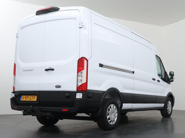 Ford TRANSIT 350 | 2.0 TDCI | L3 H2 | Trend | TREKHAAK 2500 KG AHW | CLIMATE CONTROL | NAVIGATIE | PARKEERSENSOREN V+A | CRUISE CONTROL | BIJRIJDERSBANK | LAADRUIMTE PAKKET | APPLE CARPLAY / ANDROID AUTO | STOEVERWARMING