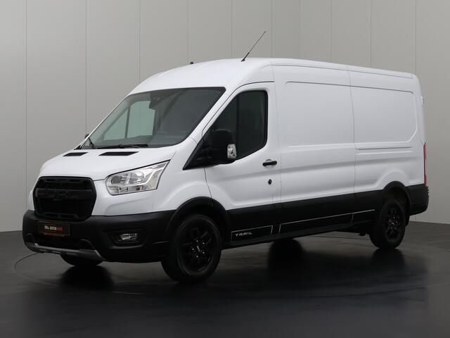 Ford TRANSIT 2.0TDCi 170PK L3H2 Trail | Leder | Navigatie | Camera | Airco | 3-Zits | Trekhaak