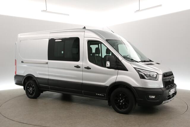 Ford TRANSIT 2.0 TDCI L3H2 170PK Trail | DC | 6-Zits | Airco | Camera | Carplay | Cruise | Bi-Xenon | Trekh. | Parkeersens.
