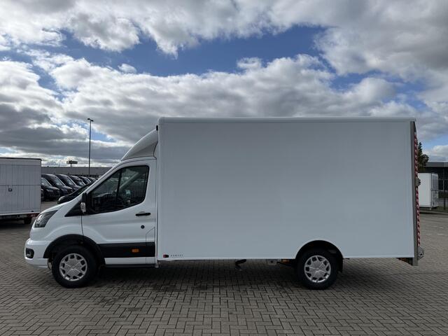 Ford TRANSIT 350 2.0 TDCI | L4 H1 | TREND | SKELETAL | BAKWAGEN KARHOF GESLOTEN BAK INCL. OVERLOOP KLEP | UIT VOORRAAD LEVERBAAR | KENTEKEN 2024 | 170 PK | AIRCO | CRUISE CONTROL | DAB+ | LANE-ASSIT | 3-ZITS