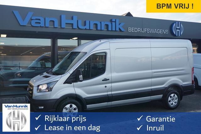 Ford TRANSIT 350L 130PK AUT L3H2 BPM VRIJ!! Sync4 Navi, 360 Camera, LM Velg, Trekhaak!! NR. A253