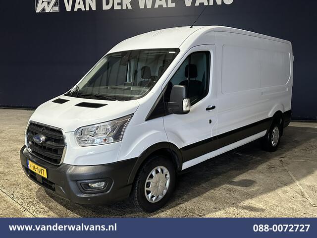 Ford TRANSIT 2.0 TDCI 170pk L3H2 Euro6 Airco | Camera | Apple Carplay | Cruisecontrol | 2500kg Trekhaak Android Auto, Verwarmde voorruit, Parkeersensoren, Bijrijdersbank