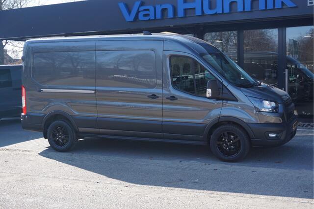 Ford TRANSIT 350L L3H2 Trail Edition AUT 130PK BPM VRIJ!! 12" Sync4 Navi, Camera, Trekhaak, 17" LM!! NR. K01*