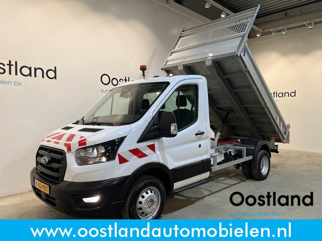 Ford TRANSIT 2.0 TDCI L2 Trend 170 PK DL Dubbel Lucht RWD Kipper / Tipper / Open Laadbak / Euro 6 / Airco / Trekhaak / Camera / 3-Zits / 22.100 KM !!