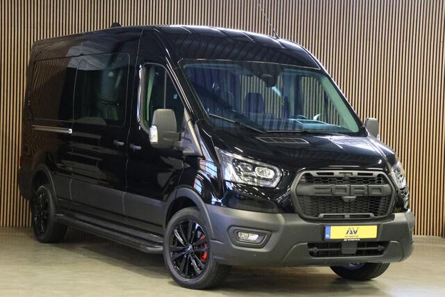 Ford TRANSIT 350 2.0 TDCI L3H2 165 PK AUT Limited DC | Dubbel Cabine | 7-Zitter | 360 Camera | ACC | Navigatie | Bi-Xenon | Lane assist | Trekhaak | BLIS | CarPlay | Stoelverwarming | Stuurwielverwarming
